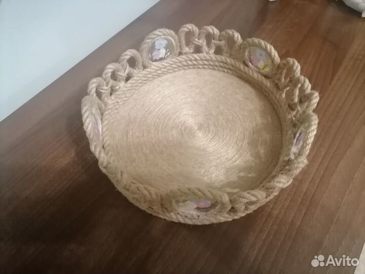 Поднос из джута