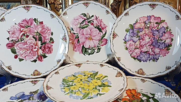 Тарелки.Royal Albert.Любимые цветы Королевы Матери
