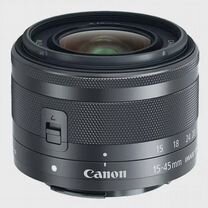 Объектив Canon 15-45 мм, объектив Canon EF-M 15-45