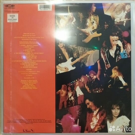 Laserdisc LD Yngwie Malmsteen Trial By Fire