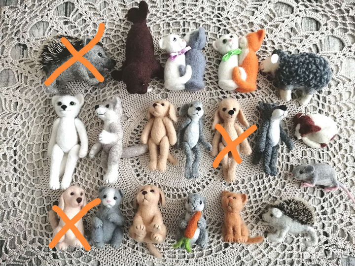 Игрушки валяные