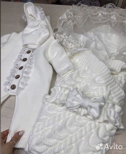 Конверт одеяло, комбинезон на выписку, новый