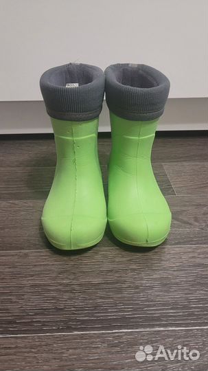 Детские резиновые сапоги эва