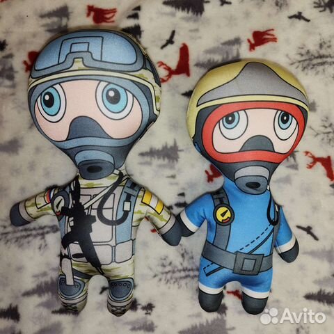 Игрушки мягкие водолазы