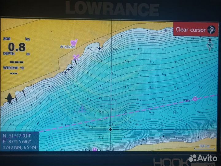 Байкал, Телецкое карта глубин Lowrance C-Map Y217