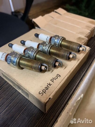 Свечи зажигания yura от kia seltos, 4 шт. Б/У