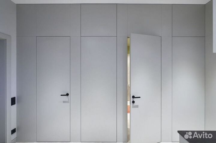 Двери межкомнатные скрытые под покраску, отделку