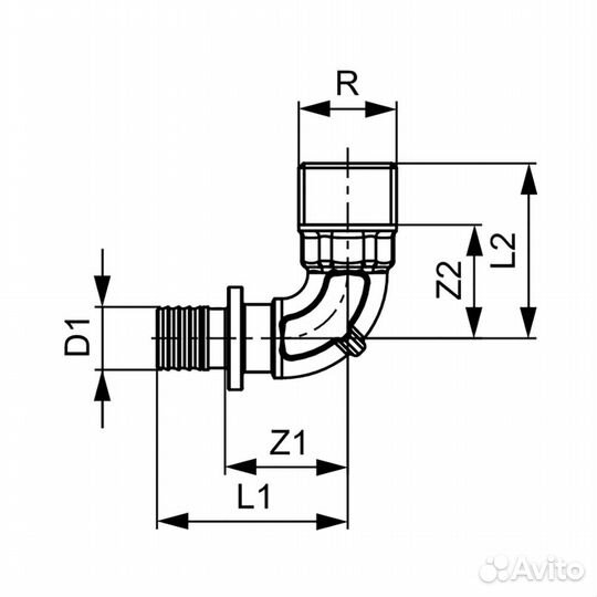 Муфта Tece 707804