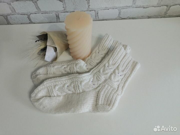 Носки женские вязанные