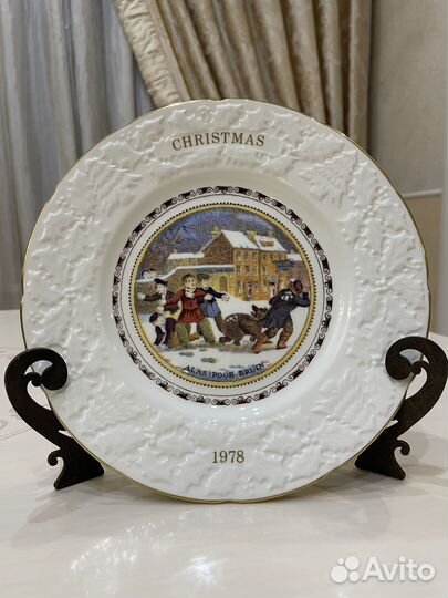 Рождественские тарелки по годам 1976-81, Coalport