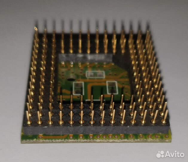 Процессор AMD Am386 DX-40 на текстолите