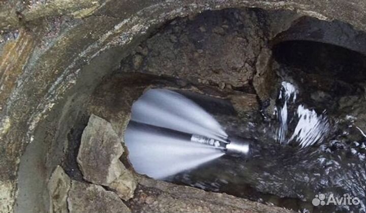 Устранение засоров. Прочистка труб аппаратом