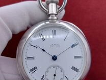 Карманные часы Waltham серебро 3 унции