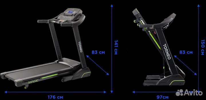 Беговая дорожка Torneo Magic T-411