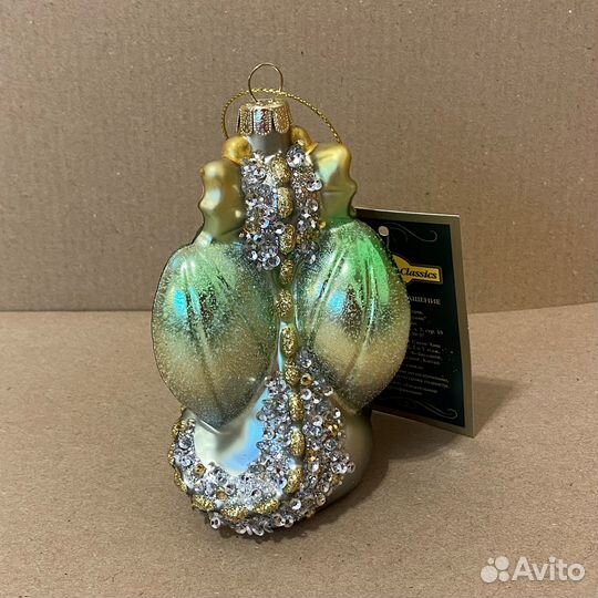 Ёлочные игрушки из стекла Дракон символ 2024 года