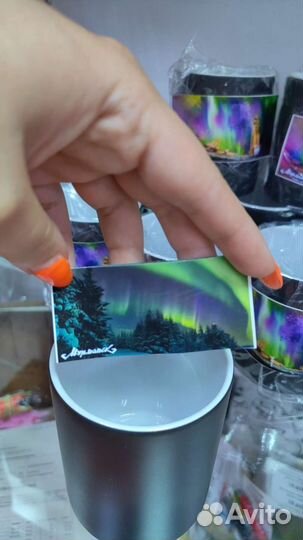 Кружка хамелеон - черная матовая