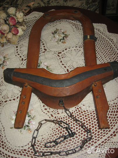 Винтажная люстра под дерево Оглобля Германия