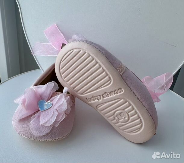 Пинетки для девочки нарядные