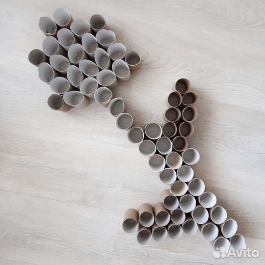 Втулки картонные маленькие 10 шт Идеи внутри