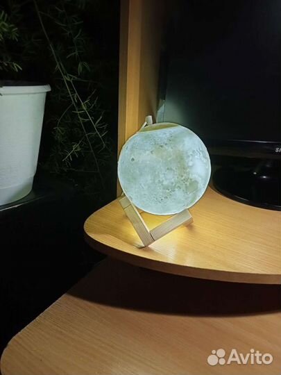 Светильник ночник - планета Луна