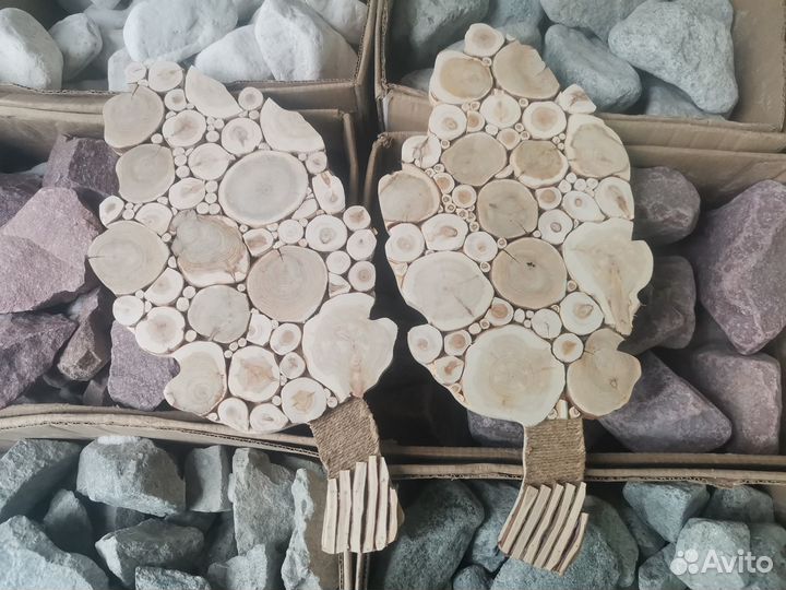 Фигуры из спилов можжевельника