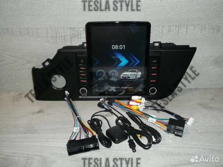 Магнитола Kia Rio 4 Tesla Android GPS WiFi