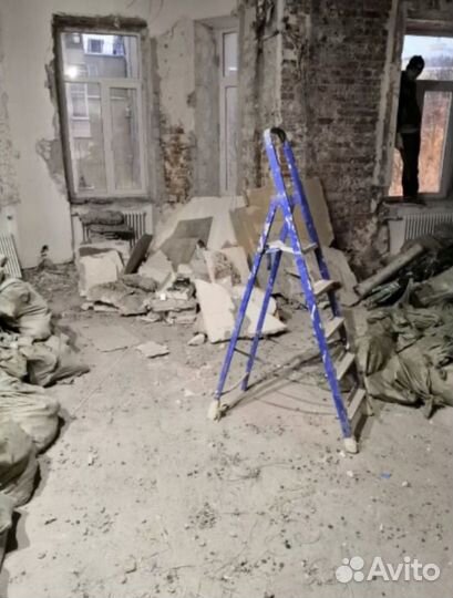 Демонтаж и вывоз мусора частная бригада