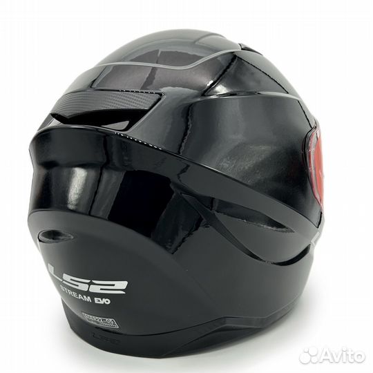 Мотошлем LS2 FF320 stream EVO Solid Black