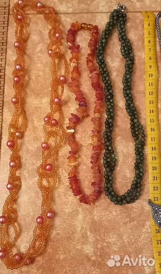 Бусы клипсы