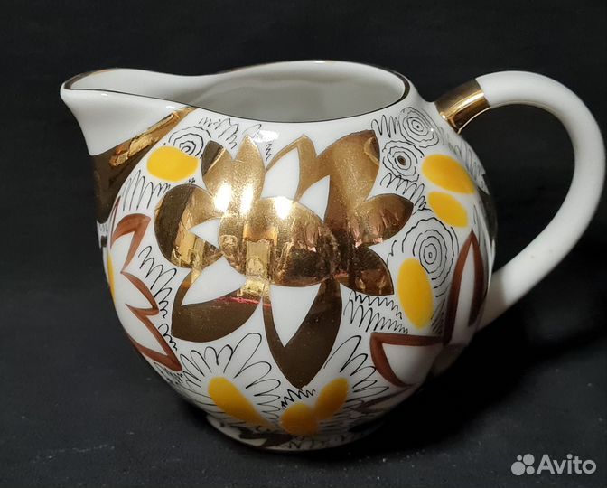 Предметы из сервиза золотые ромашки лфз СССР