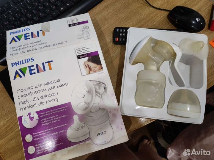 Молокоотсос avent ручной