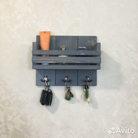 Ключница настенная деревянная