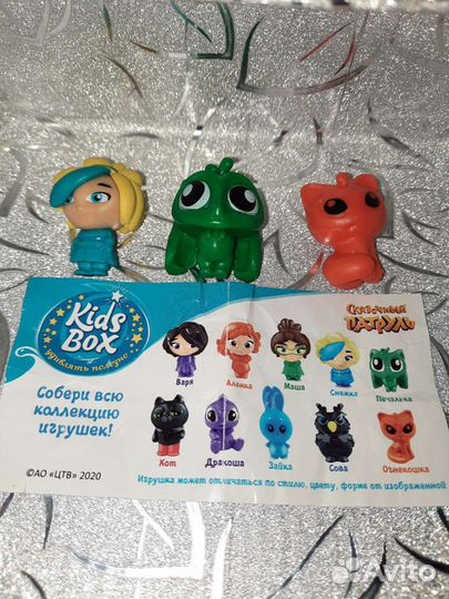 Чупа чупс, шоки токи, кидс бокс