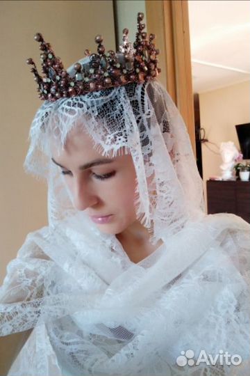 Кружево-палантин 80*290 см