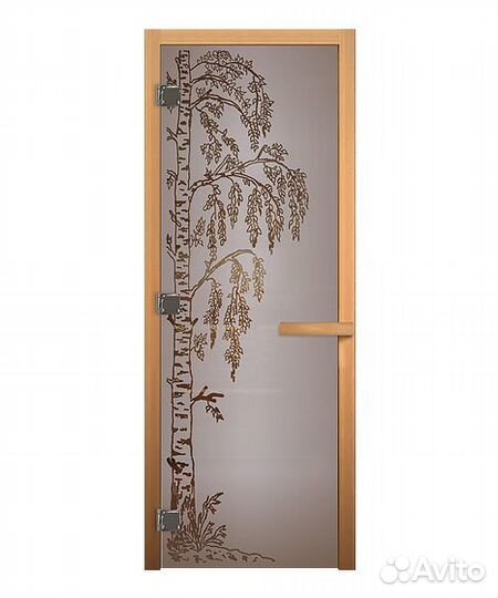 Дверь для сауны стеклянная