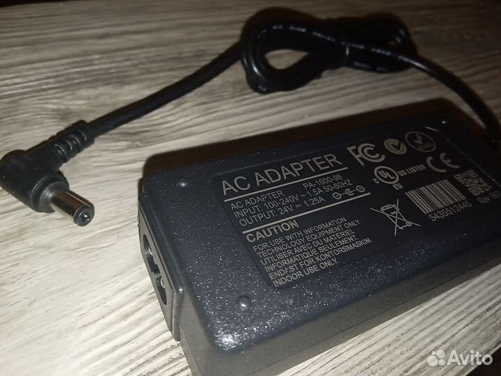 Блок питания для Эвотор 7.2 ст2Ф 24V 1.25A новый