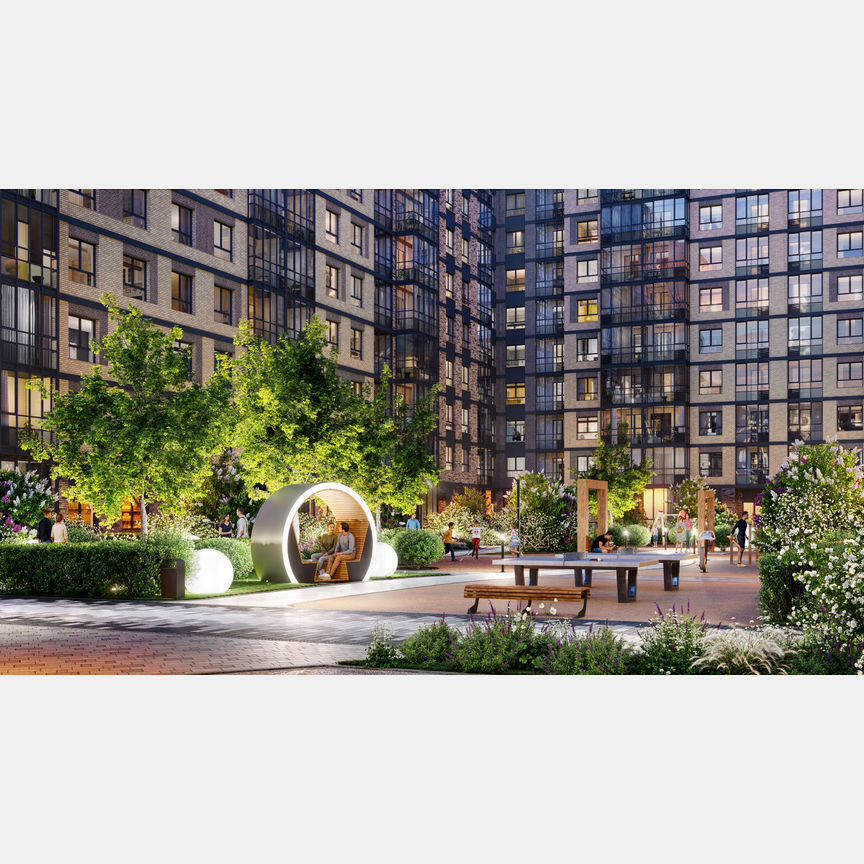 1-к. квартира, 39,4 м², 5/12 эт.