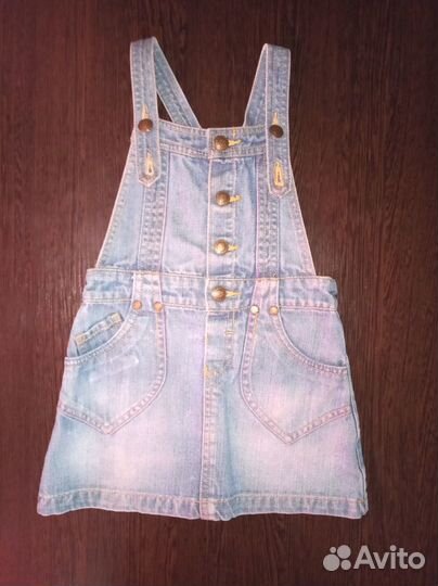 Джинсовое платье сарафан