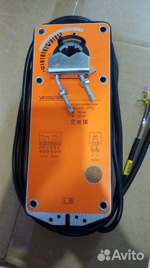 Электропривод с возвратной пружиной