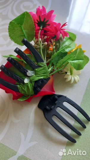 Букет на заколке