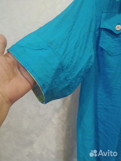 Летняя женская рубашка, удлинённая