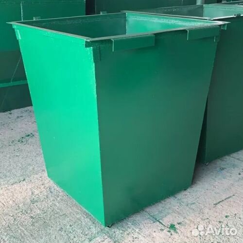 Контейнер для мусора 0.75м3 без колёс, без крышки