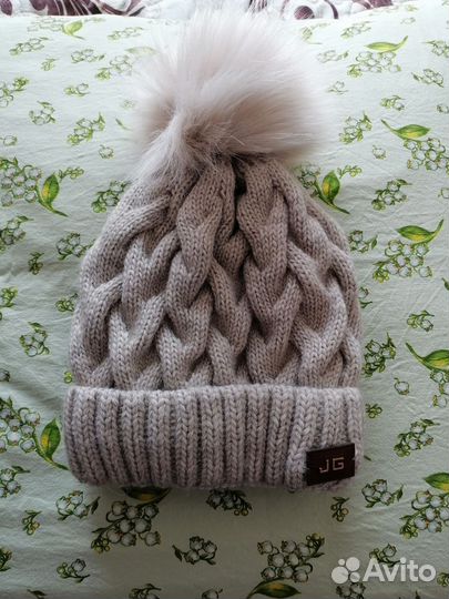 Комплект шапка и снуд женский зимний