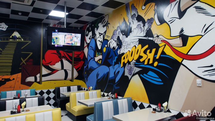 Роспись стен. Граффити, графический дизайн