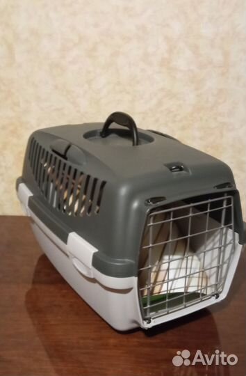 Переноска для кошек пластиковая