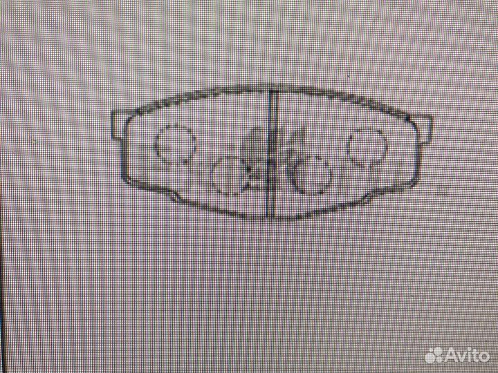 Передние тормозные колодки toyota Cressida X60
