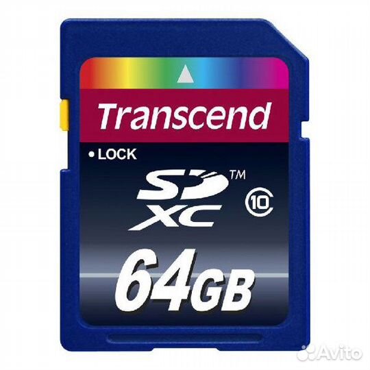 Transcend sd card 64bg 10 класс (обмен на micro SD