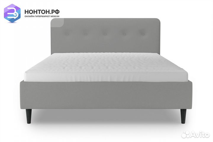 Кровать Милена серая