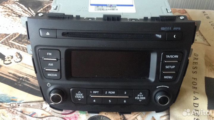 Новая магнитола штатная на киа соренто
