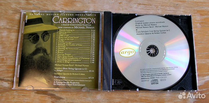 CD Michael Nyman - Carrington